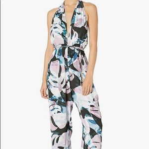 BCBG halter pant romper